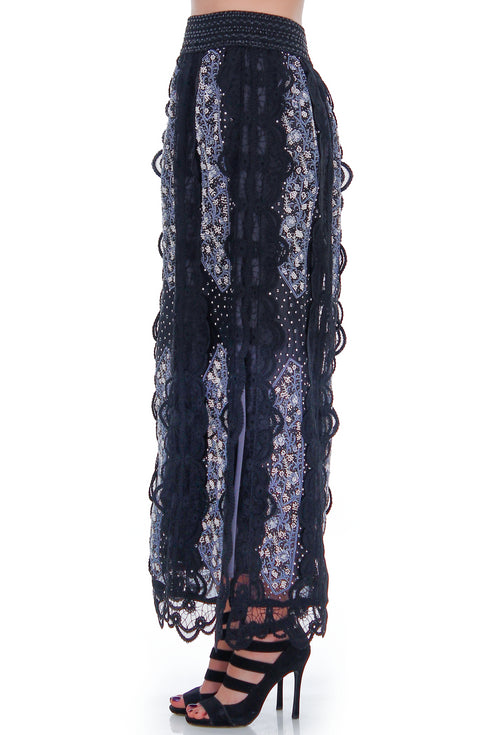 Fusta organza cu perle RM-7